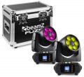 Fuze610Z Wash 6x 10W LED移动头Zoom套件在飞行箱中2件