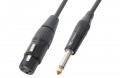 CX40-3电缆XLR母/6.3单层3m黑色