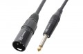 CX38-1电缆XLR男性/6.3单声道1.5m黑色