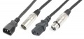 CX09-5光梳电缆IEC M - XLR M / IEC F - XLR F 5m .单击“确定”