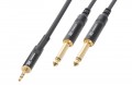 CX86-3电缆3.5立体声2x6.3单声道3.0m HQ