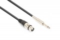CX314-1电缆XLR母口-6.3单口(1.5m)