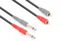 CX324-1电缆2X 6.3单声道-2XRCA男性1.5m