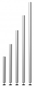 750RAL阶段圆腿30 - 33厘米(一组4个)