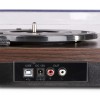 RP168DW唱片机与扬声器深色木材