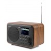 米兰DAB+带电池木的收音机
